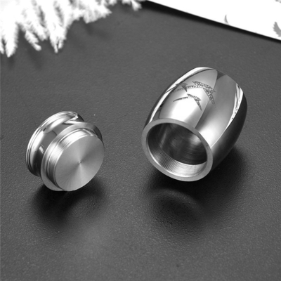 Stainless Steel Small Mini Cremation Urn Keepsake for Memory Pet Urns Stocked and OEM/ODM