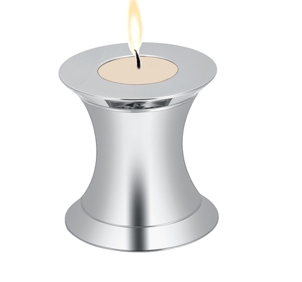 Pet Ashes Memorial Candle Keepsake Casket Urn with Dog Paw Print and Locket Decoration